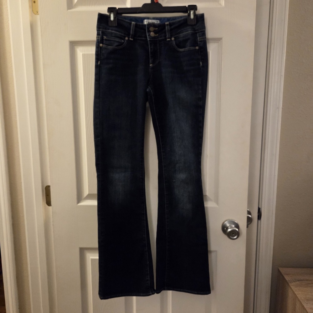 Paige‎ Jeans sz 26 hidden hills low rise flare stretch denim casual comfort